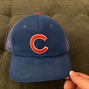 Blue Baseball Cap with Red C Logo